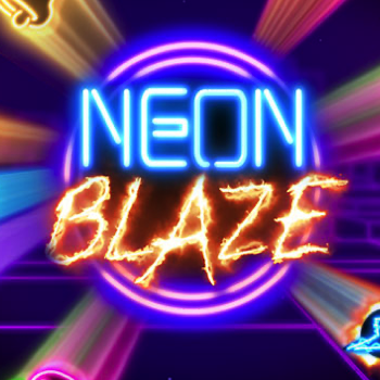 Neon Blaze slot logo
