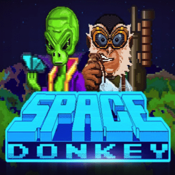 Space Donkey slot logo
