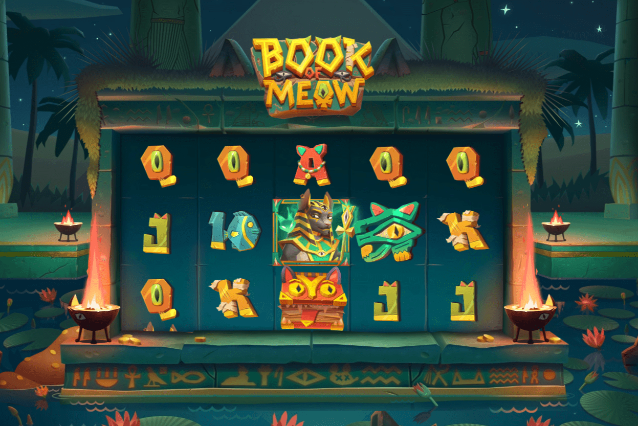 Book of Meow slot reels