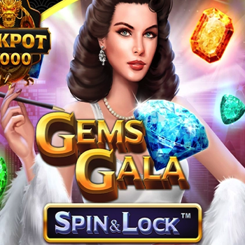 Gems Gala Spin and Lock Slot logo