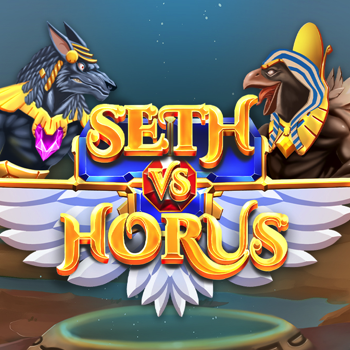 Seth versus Horus slot logo